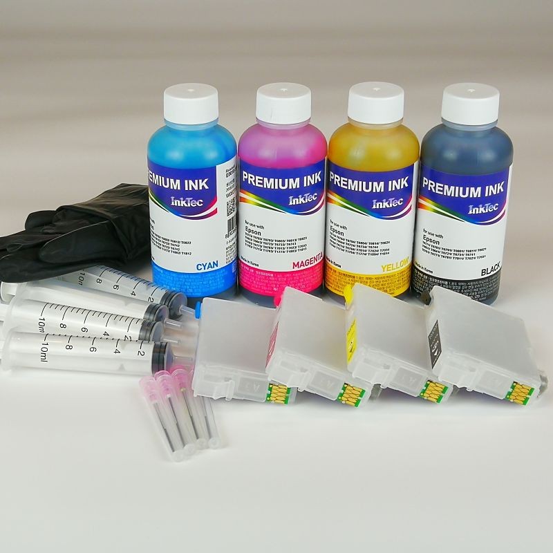 EPSON REFILLABLE CARTRIDGE PACK WITH INK FOR EPSON PRINTERS