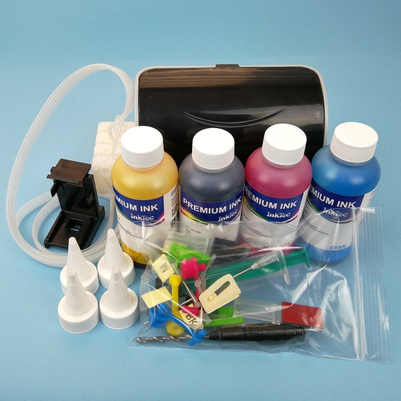CISS PACK WITH INK FOR USE IN HP