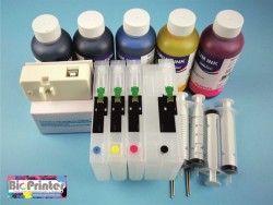 Cartuchos Recargables Brother LC3233 LC3235XL con Tinta y reseteador