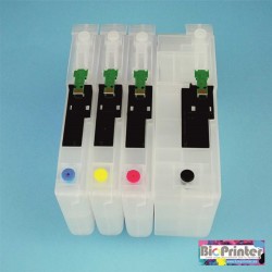 PACK  Refillable CARTRIDGES FOR BROTHER LC3237 LC3239XL
