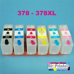 EPSON 378, 378XL, T378. CARTUCHOS RECARGABLES AUTORESETEABLES