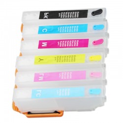 EPSON 24, 24XL, T24. CARTUCHOS RECARGABLES AUTORESETEABLES