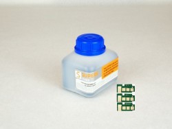 SAMSUNG CLT-M4092S KIT 3 RECARGAS TONER BOTELLA 90g COLOR MAGENTA + 3 CHIPS 1.000 IMPRESIONES