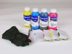 EPSON T16XL CARTUCHOS RECARGABLES T1621 a T1624 y T1631 a T1634 AUTORESETEABLES CON TINTA