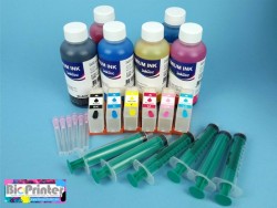 Pack Tinta Sublimación y Cartuchos Recargables Epson 378 378xl