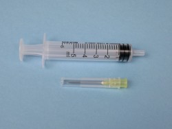 PACK JERINGA DE 5ml Y AGUJA CON PUNTA DE 2,5CM PARA RECARGA DE TINTA