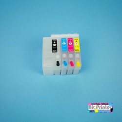 PACK CARTUCHOS RECARGABLES PARA EPSON 27, 27XL, T27. AUTORESETEABLES